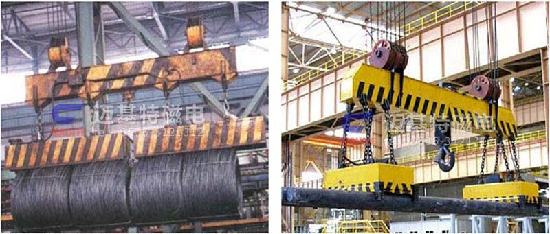 MW12系列、MW15系列吊運(yùn)捆扎螺紋鋼、圓鋼用起重電磁鐵